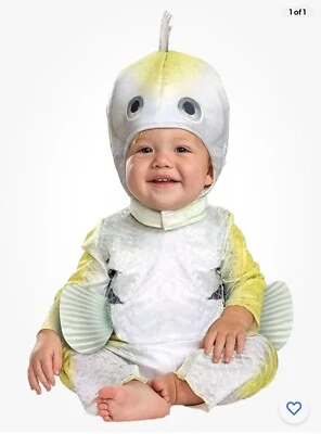 Disney Niños Niñas La Sirenita Platija Pez Halloween Disfraz 12-18 Meses Foto 1 de 4