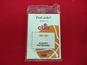 1990-91 ALBANY PATROONS CONTINENTAL BKB ASSOCIATION (CBA) DEVELOPMENTAL LEAGUE - Picture 1 of 3