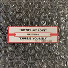 1 JUKEBOX TITLE STRIP Madonna? Justify My Love/ Express Yourself 45? Sire
