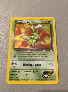 Pokemon - Rocket’s Scyther - Holofoil - Gym Heroes #13/132 NM - Picture 1 of 9