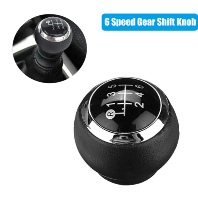 6 Speed PU Gear Shift Knob For Toyota Corolla Yaris Rav4 Corolla Aygo Avensis - Image 1 of 4