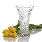 Gibson Home jewelite Clear Etched Glass Flower Vase - 9.25" H - Dishwasher Safe