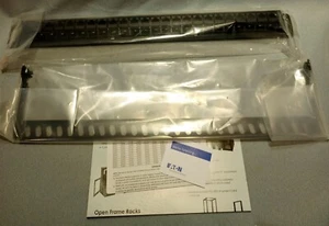 TRIPP-LITE N254-024 Cat6 Rackmount Feed Thru Patch Panel-1U-24 Ports - Picture 1 of 2