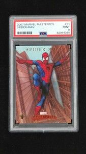 SPIDER-MAN #S1 - 2007 MARVEL MASTERPIECES - SP Gold Spider PSA 9 Phil Noto