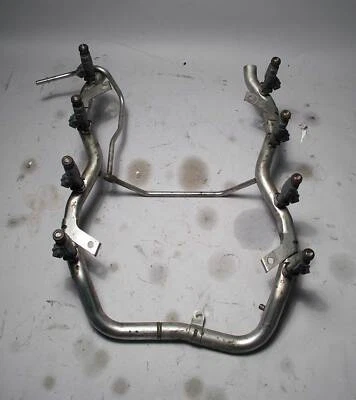 BMW E39 serie 5 540i V8 4,4 L riel de combustible e inyectores 1999-2003 usado OEM Foto 1 de 3