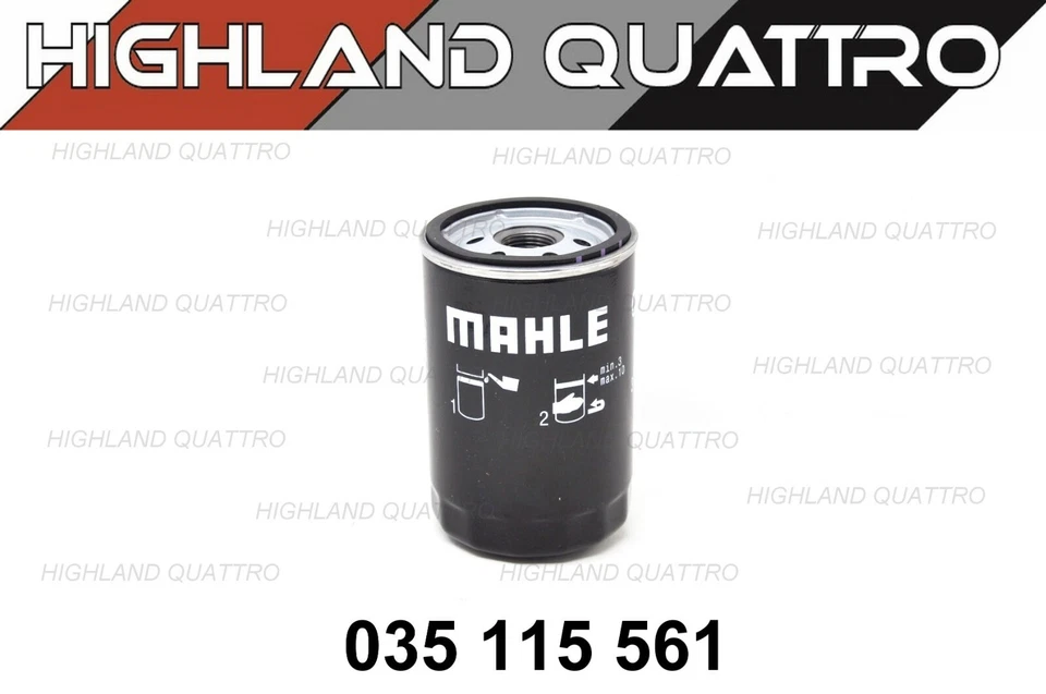 Audi ur quattro / coupé / 80 / 90 filtro de aceite 035115561 Foto 1 de 1