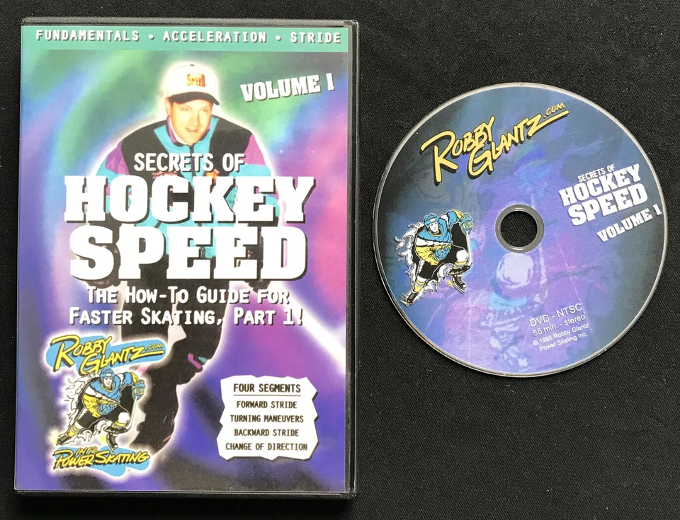 Secrets of Hockey Speed: Volume 1 (DVD) Robby Glantz coaching lessons skating - Image 1 of 1
