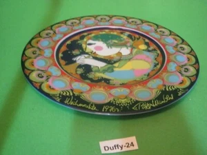 Weihnachtsteller 1976 Engel mit Trompete Designer B. Wiinblad von Rosenthal - Bild 1 von 1