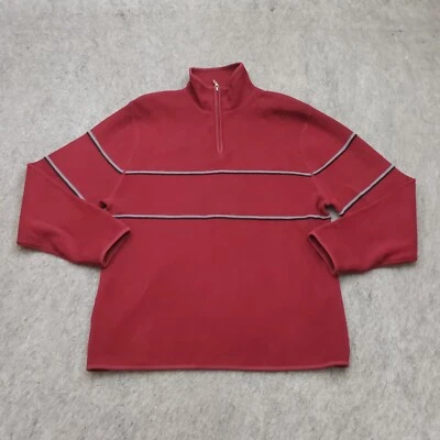 Pendleton Sweater Mens Small Red Gray Outdoor Sweatshirt Preppy Cotton Adult - Изображение 1 из 4