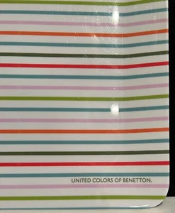 Vintage ZAK! Tray BENETTON Striped Zak Stripes Melamine - Picture 1 of 3