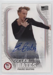 2018 US Olympic & Paralympic Team and Hopefuls /25 Evan Bates Rookie Auto RC
