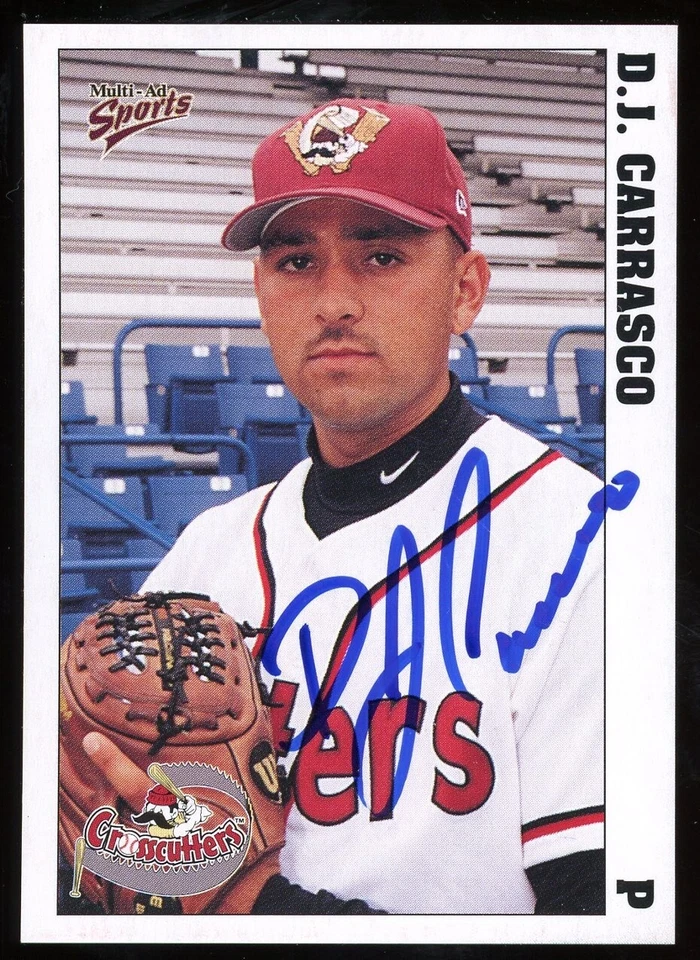 99 Williamsport Crosscutter DJ D.J. CARRASCO Signed Card autograph AUTO PIRATES - Image 1 of 1