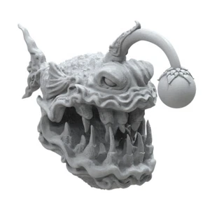 Lighting Fish 3D Animal Unpainted Figure Model GK Blank Kit New Hot Toy In Stock - Picture 1 of 6