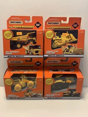 Mini máquinas eléctricas Matchbox CAT Caterpillar camiones de juguete de fricción 1998 vintage Foto 1 de 4