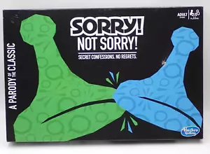 Hasbro Sorry! Not Sorry! Board Game Complete Made in USA EUC - Picture 1 of 7