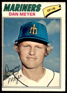 1977 O-PEE-CHEE DAN MEYER SEATTLE MARINERS #186
