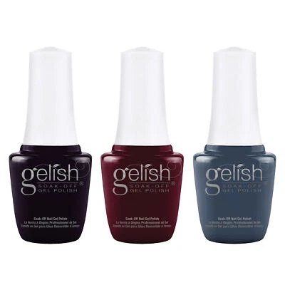 Gelish Plaid Reputation Collection Esmalte de Uñas en Gel Remojo, 3pk (Caja Abierta) Foto 1 de 4