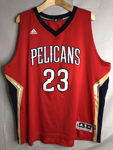 Anthony Davis Men's Size XXL Adidas Swingman New Orleans Pelicans NBA Jersey Red Cover