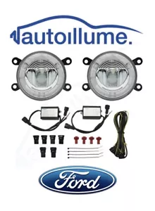 FORD Ranger Transit Van Connect ST ZS LED DRL Angel Eye Fog Light Kit - Picture 1 of 5