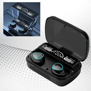 LED Display Wireless Earbuds Waterproof Noise Cancelling Headphones Bluetooth5.1 - Photo 1 sur 12