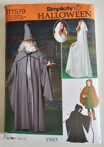 DISFRAZ DE MAGO UNISEX SIMPLICIDAD SIN CORTAR R11579 FANTASÍA FRODO POTTER TALLA XS-XL Capucha - Imagen 1 de 2