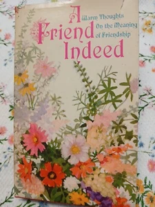 VTG Hallmark Edition Gift Book, A FRIEND INDEED Mary Loberg/Arlene Noel 1971 HB - Picture 1 of 6