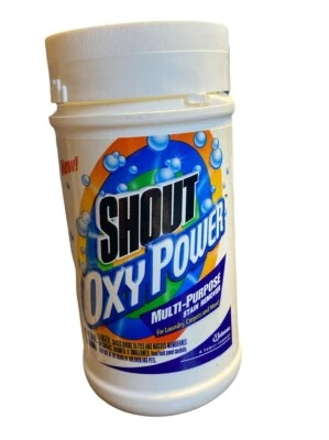 Shout Oxy Power Multi Purpose Stain Remover Powder Old Stock Laundry Household - Image 1 of 3