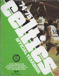 Anuario Oficial Boston Celtis para Baloncesto '74-'75 - Imagen 1 de 2