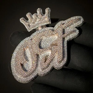 Two Tone 14k Rose & White Gold Plated Custom Your Dream RSG 607 - Picture 1 of 2