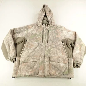 Cabelas Jacket Mens 2XL XXL Brown Camo Wool Blend 4Most Heavy Duty Hunting Coat - Picture 1 of 18