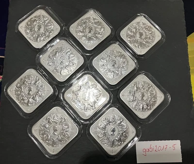 10* 31,1g Silberbarren The Royal Mint - Queen's Beasts 311g Silber; Limitiert - Bild 1 von 4