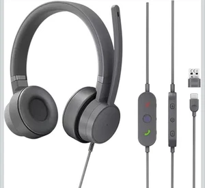 Lenovo Go Wired ANC Headset - Stereo - Brand New Sealed 4XD1C99223 - Picture 1 of 2