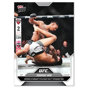 2025 UFC Topps NOW 20 JOSHUA VAN FLYWEIGHT UFC 317 PRESALE - Bild 1 von 2
