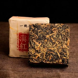 400 Jahre alter Baum Goldknospen Dian Hong Yunnan Schwarztee Ziegel Rottee 500g - Bild 1 von 6