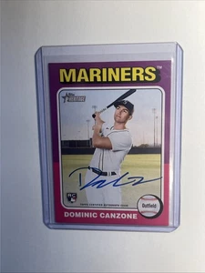2024 Topps Heritage High Number Real One Dominic Canzone #ROA-DC Rookie Auto RC - Imagen 1 de 2