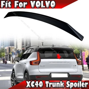 2018-2025 Fits Volvo XC40 EX40 5D SUV Rear Trunk Spoiler Unpainted - Picture 1 of 5
