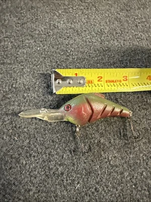 Винтажная приманка Bass Pro Shops Rick Clunn ETI Orion 3 дюйма - коричневая ползучая - Изображение 1 из 4