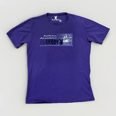 Camiseta Playboy vintage púrpura con logotipo gráfico para mujer 3XL Foto 1 de 4