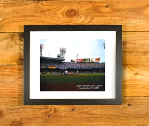 Tiger Stadium - Color Image Last Game - September 27, 1999 - Framed Wall Hanging - Picture 1 of 7