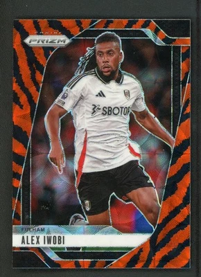 2024-25 ALEX IWOBI PANINI PRIZM PREMIER LEAGUE CHOICE TIGER STRIPE - Image 1 of 2