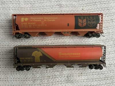 Coches de carga Canadian Pacific Grain escala 2 HO - (BUEN ESTADO) Foto 1 de 2