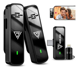 Kabelloses Lavalier Mikrofon Handy USB-C für Android/Apple Audio Video - Bild 1 von 7