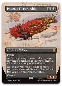 Phoenix Fleet Airship (Borderless) #323 (NM) TLA Magic MTG - Bild 1 von 2