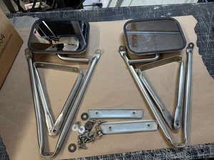 92-96 Ford Truck Bronco Sideview Tow Mirrors & Brackets 1992-1996 SS OEM - Picture 1 of 10