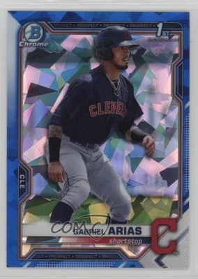 2021 Bowman Sapphire Edition Chrome Prospects Gabriel Arias #BCP-89 - Image 1 of 2