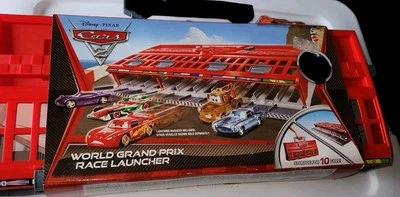 Disney Pixar Cars 2 World Grand Prix Race Car Launcher Storage Case  - Image 1 of 4
