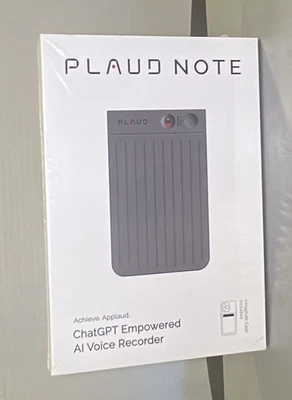 Plaud Note AI Voice Recorder & Note Taker Bluetooth W/Magnetic Case 64gb Black - Image 1 of 4