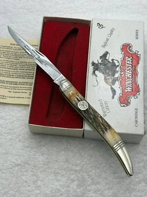 Serie de cartuchos de palillo de dientes tamaño completo Winchester 1998 Trade Mark 10036-S de colección Foto 1 de 4