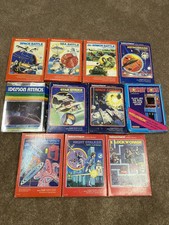 mattel intellivision video game boxed lot Deadly Discs Demon Attack Donkey Kong