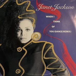 JANET JACKSON🔹when I Think Of You🔹 vinile 12 Mix🔹1986 A&M - Imagen 1 de 4
